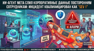 ИИ-агент Meta слил корпоративные данные посторонним сотрудникам: инцидент квалифицирован как «Sev 1»